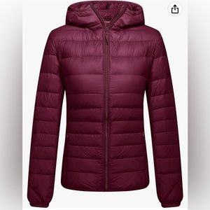 Lightweight Packable Women’s Down Jacket Hoodie